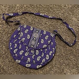 Vera Bradley Purple Paisleys Purse